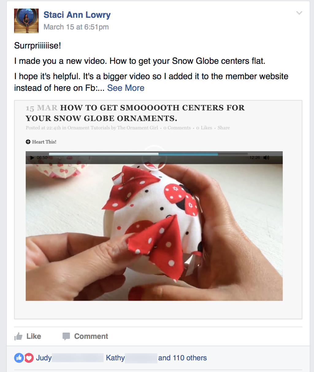 Ornament Girls Quilted Ornament Kit of the Month Club